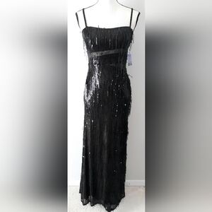 Morgan & Co Sequin Evening Dress